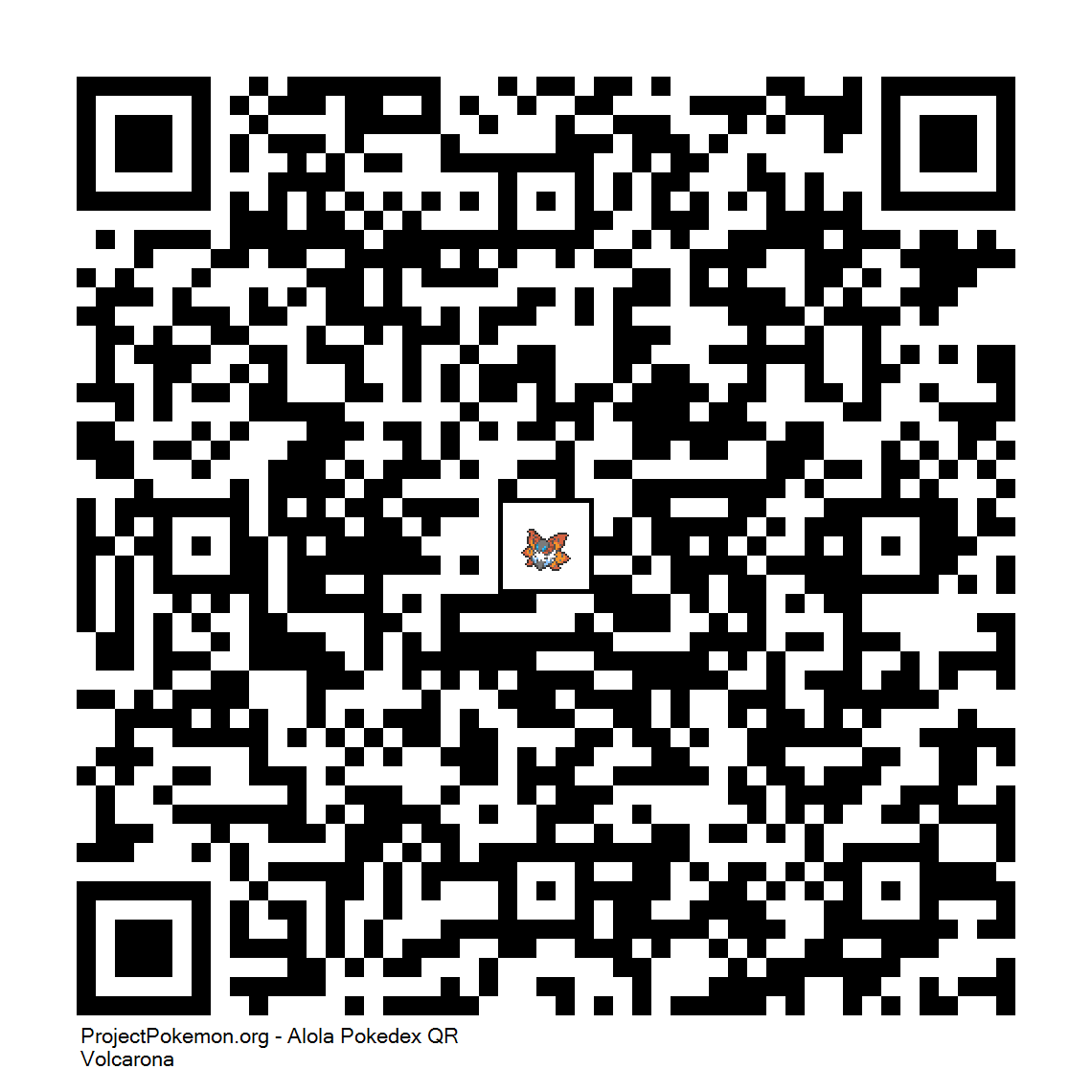 Cdigo QR de Volcarona